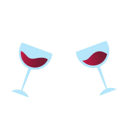 example animation of wine glass clinking used on wow website